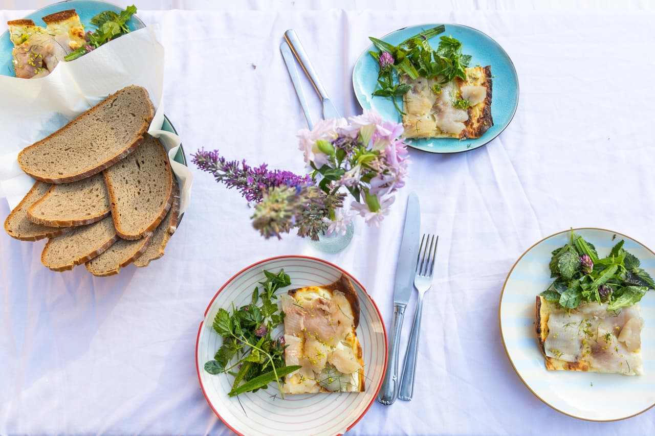 Produkte des Oberhofs in einer rustikalen Präsentation