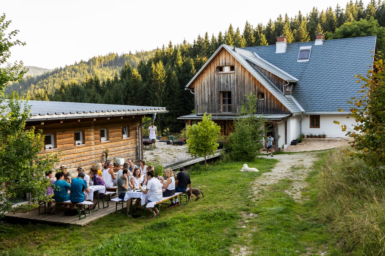 Der Oberhof im warmen Morgenlicht
