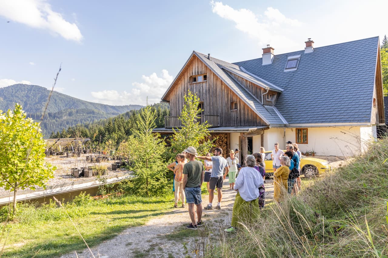 Weitblick in das Lunzertal vom Oberhof aus