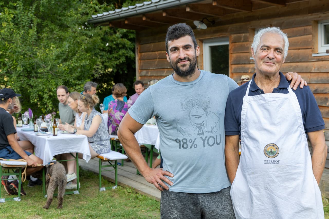 Team des Oberhofs bei der Arbeit